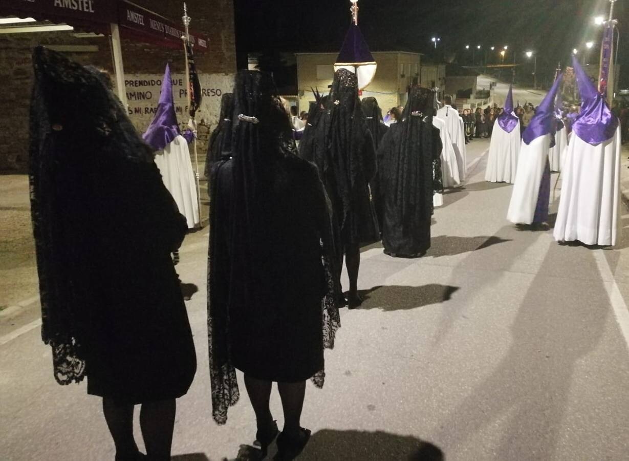 Participaron las cofradías del Santo Sepulcro de la localidad y la del Descendimiento y Santo Cristo de la Buena Muerte de Valladolid