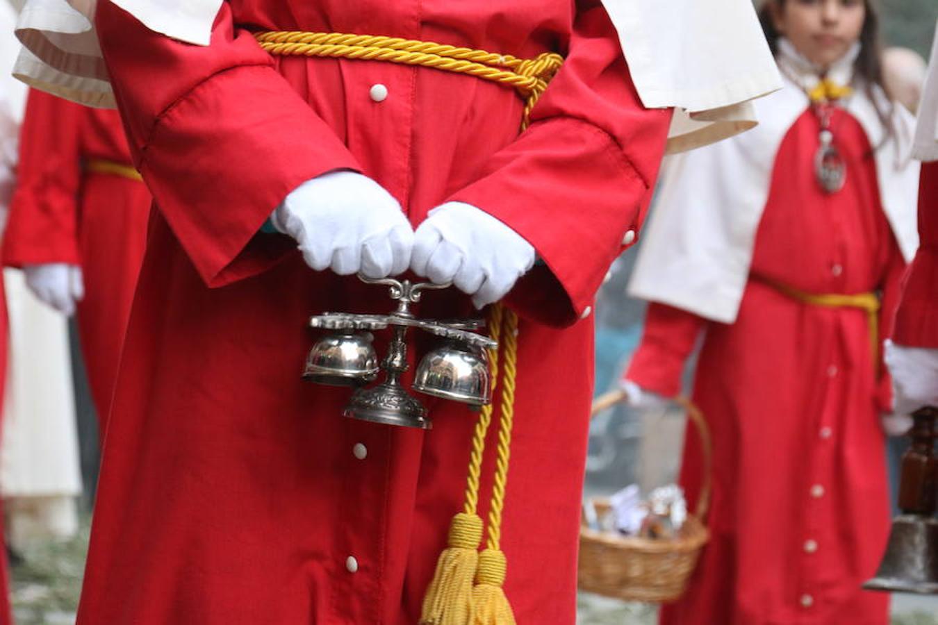 Comitiva de la Cofradía del Despojado en la procesión del Encuentro