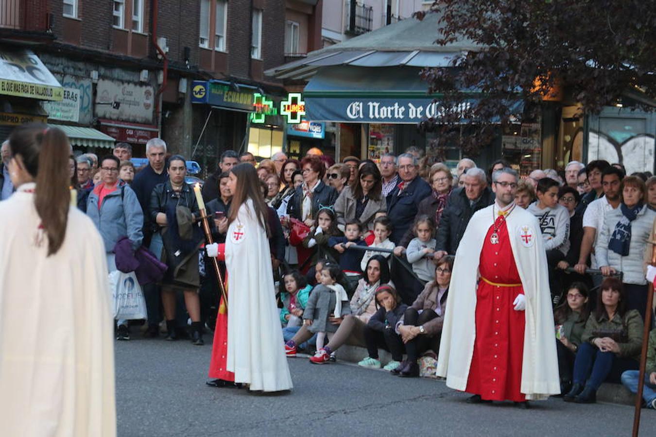 Comitiva de la Cofradía del Despojado en la procesión del Encuentro