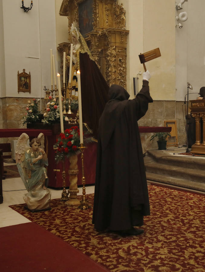 Fotos: Ejercicio de Tinieblas en la iglesia de San Agustín