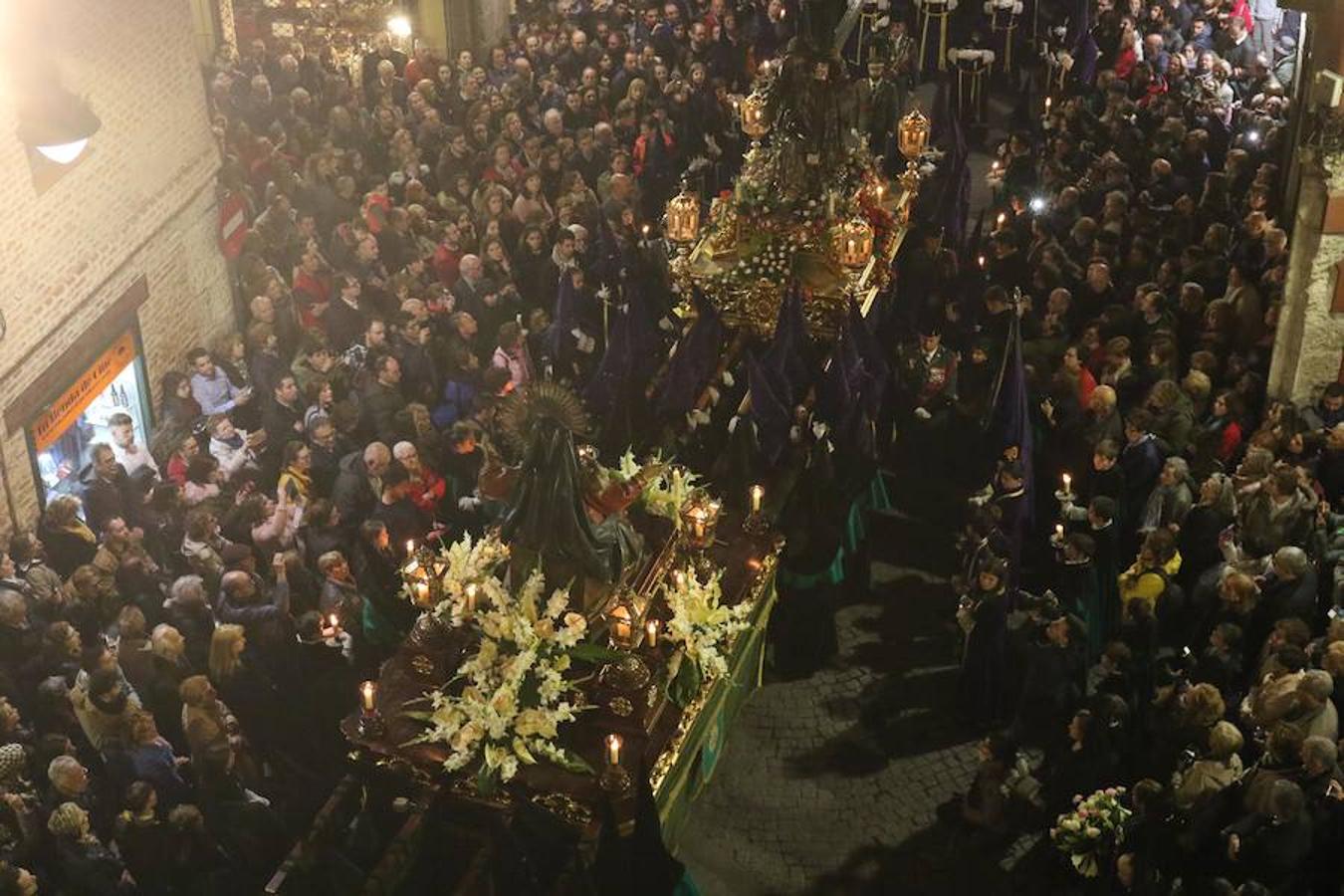 Salida del Vía Crucis Procesional por las calles de Valladolid