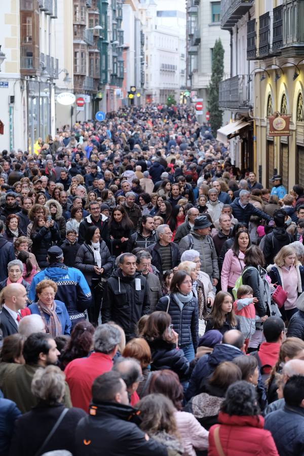 Solo han participado tres de las cinco cofradías que iban a procesionar