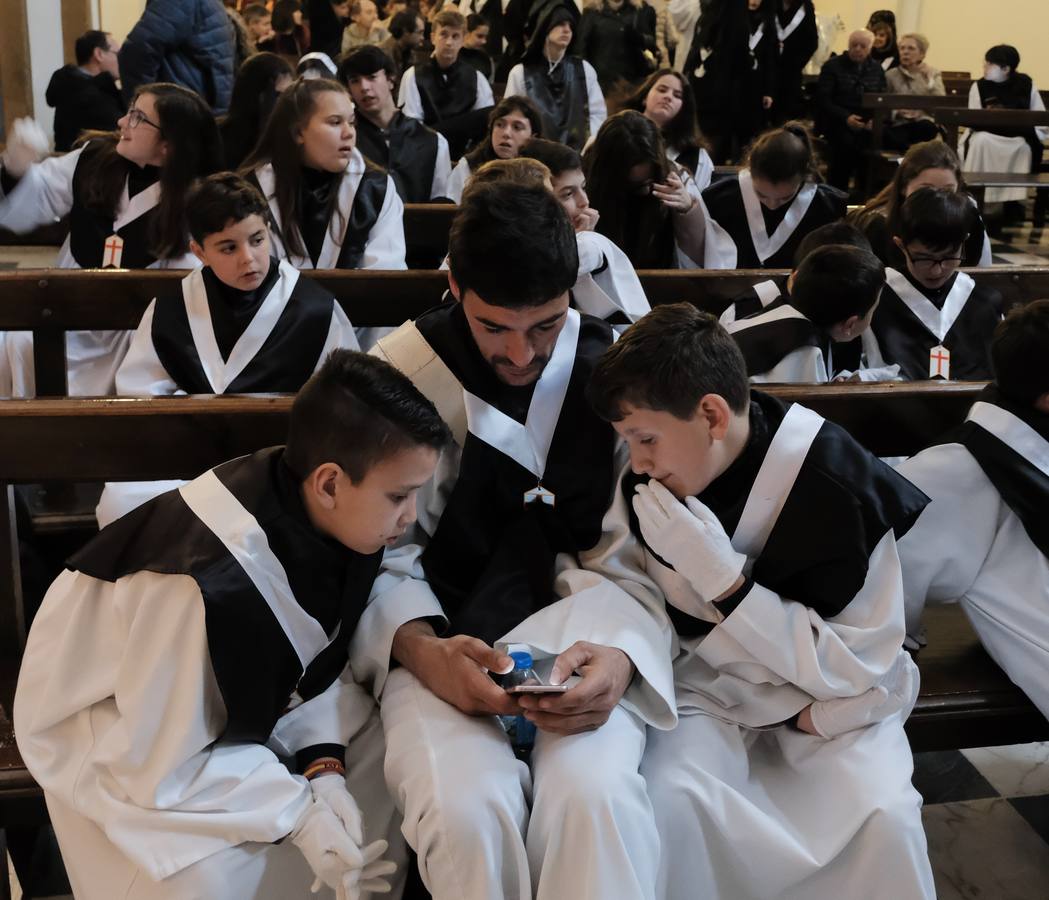 Solo han participado tres de las cinco cofradías que iban a procesionar