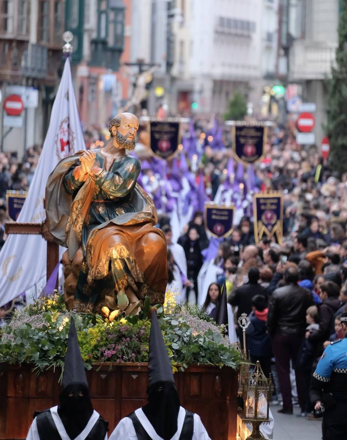 Solo han participado tres de las cinco cofradías que iban a procesionar
