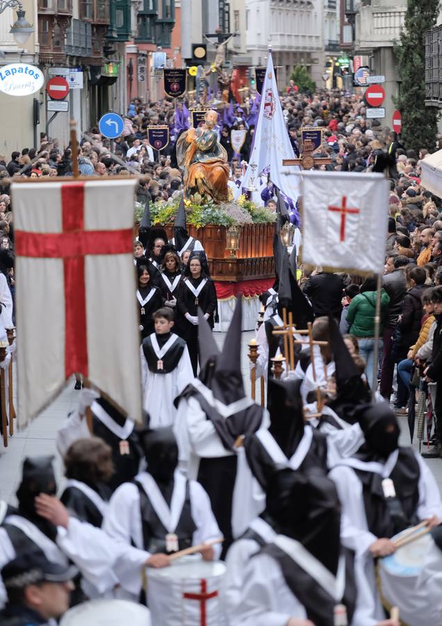 Solo han participado tres de las cinco cofradías que iban a procesionar