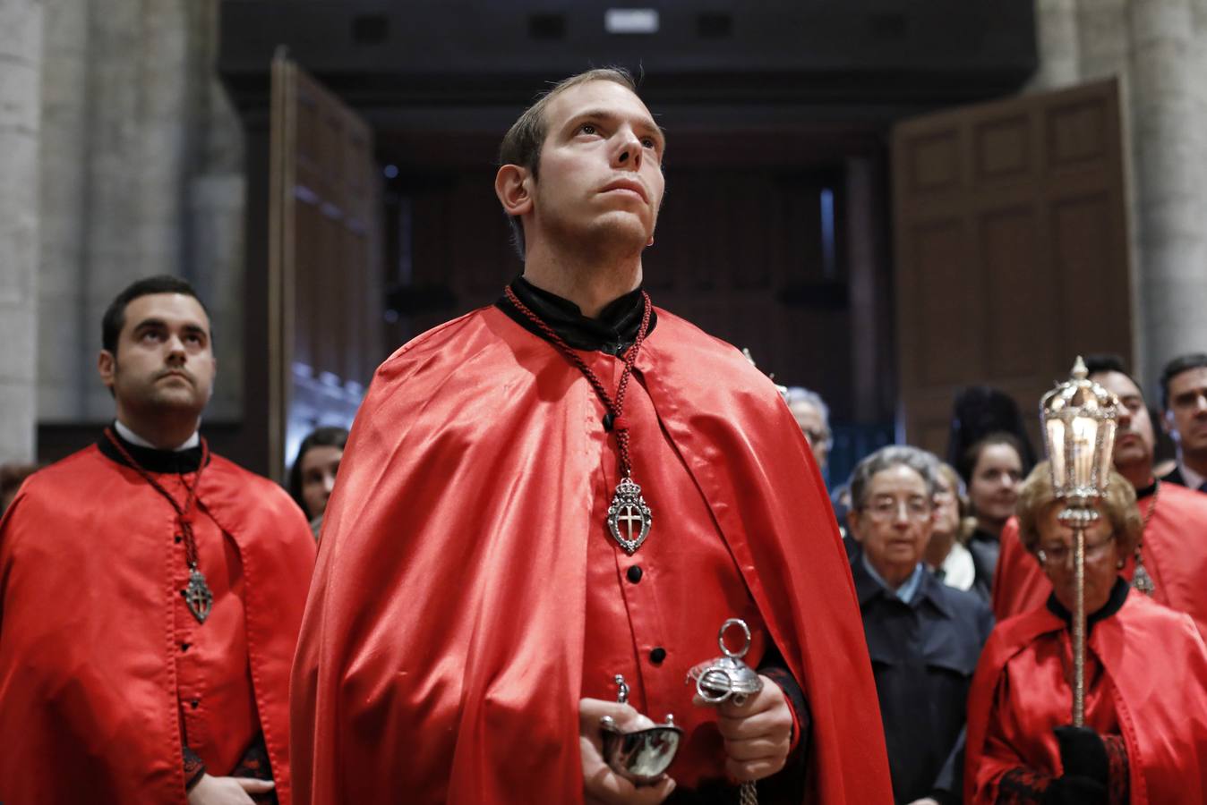 Fotos: La procesión de Penitencia y Caridad de Valladolid, suspendida por la lluvia