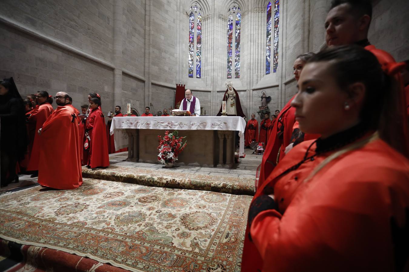 Fotos: La procesión de Penitencia y Caridad de Valladolid, suspendida por la lluvia