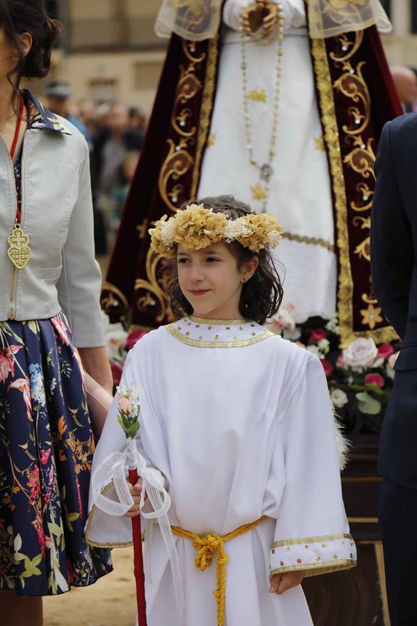 La Virgen de la Asunción fue portada por primera vez en la historia por cuatro mujeres 