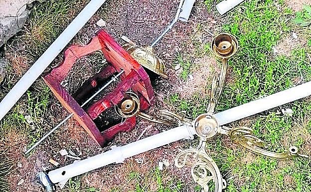 Daños ocasionados por el vendaval. 