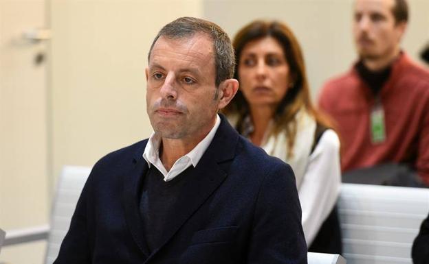 Sandro Rosell, durante el juicio. 