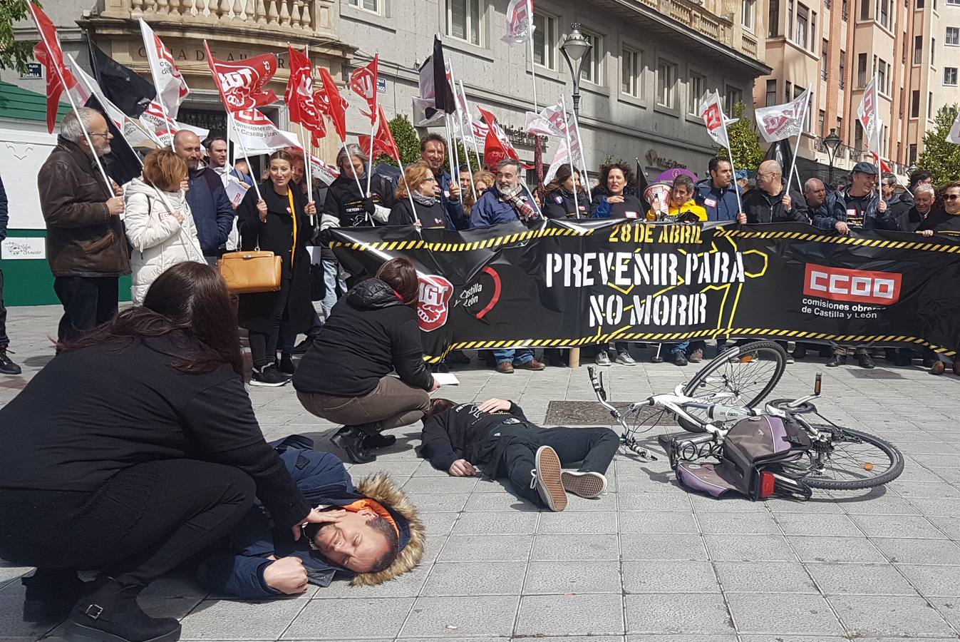 Fotos: Día Internacional de Salud y Seguridad en el Trabajo en Valladolid