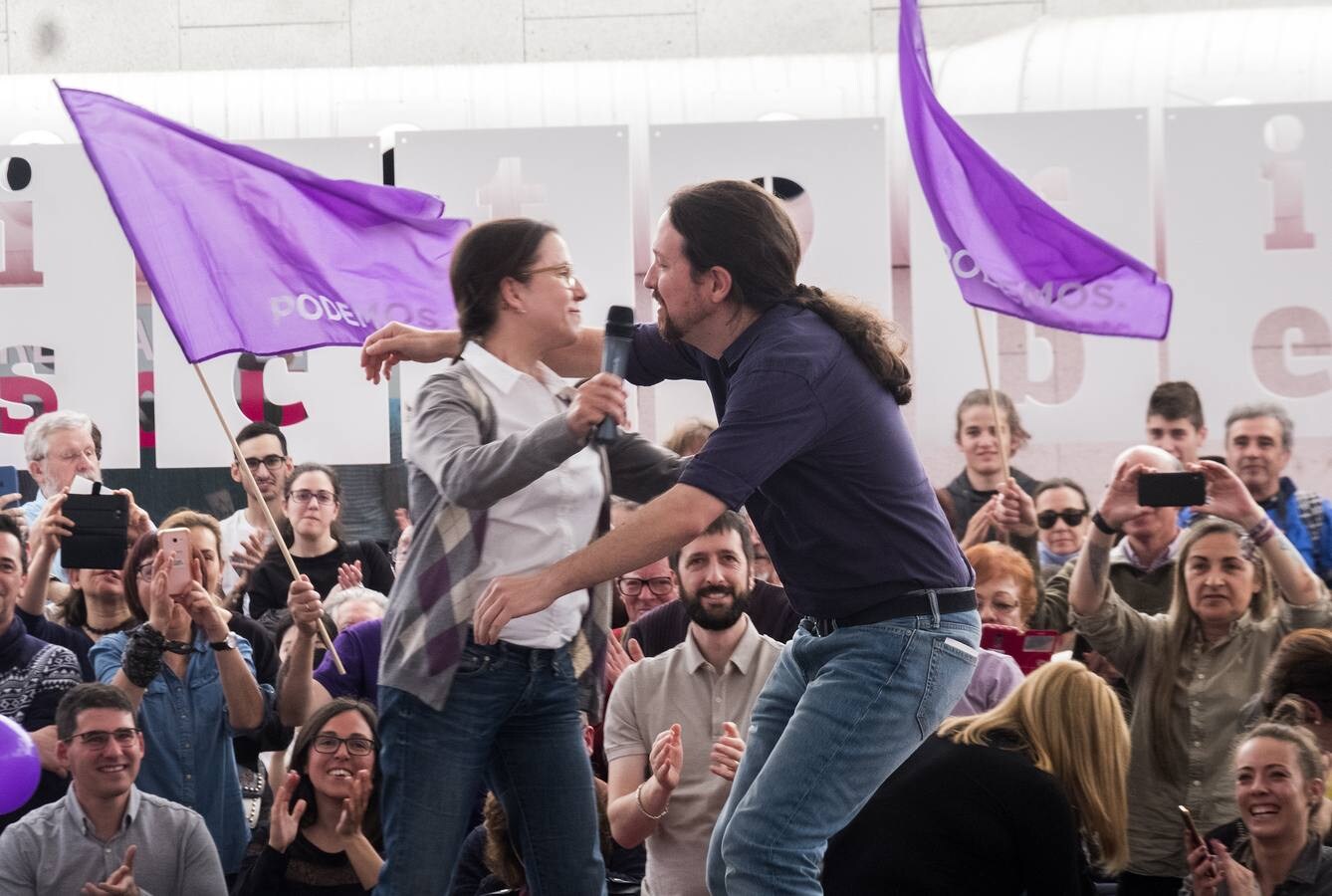 El candidato de Unidas Podemos al Gobierno ha llamado por segundo día consecutivo a frenar en las urnas a la formación ultraderechista