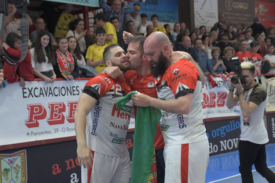 Fotos: Viveros Herol Balonmano Nava celebra el ascenso a Asobal