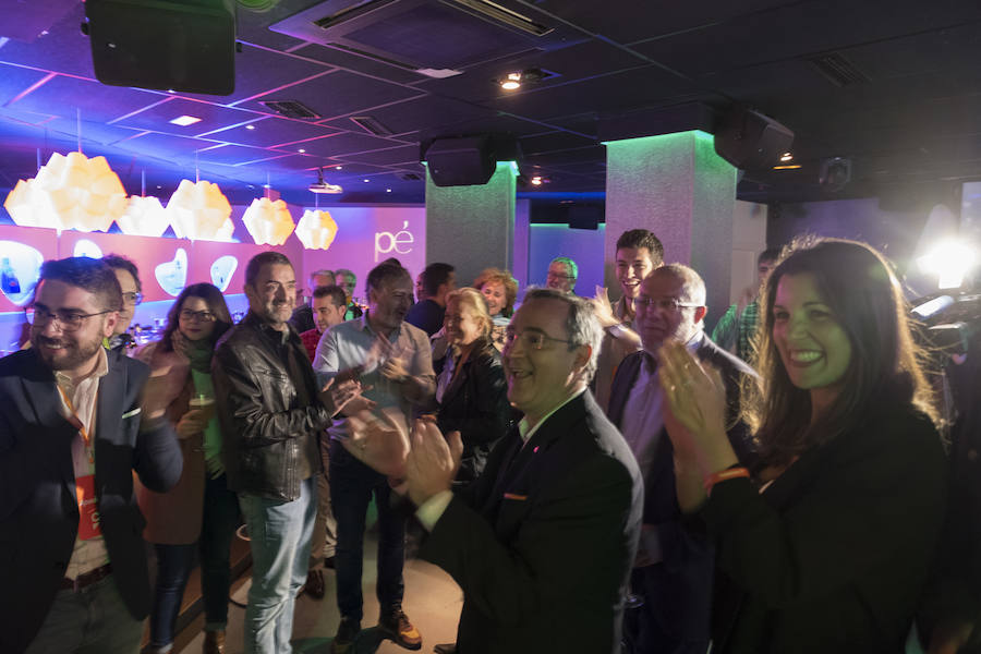 Ciudadanosha celebrado los resultados en la sala Privée de Valladolid