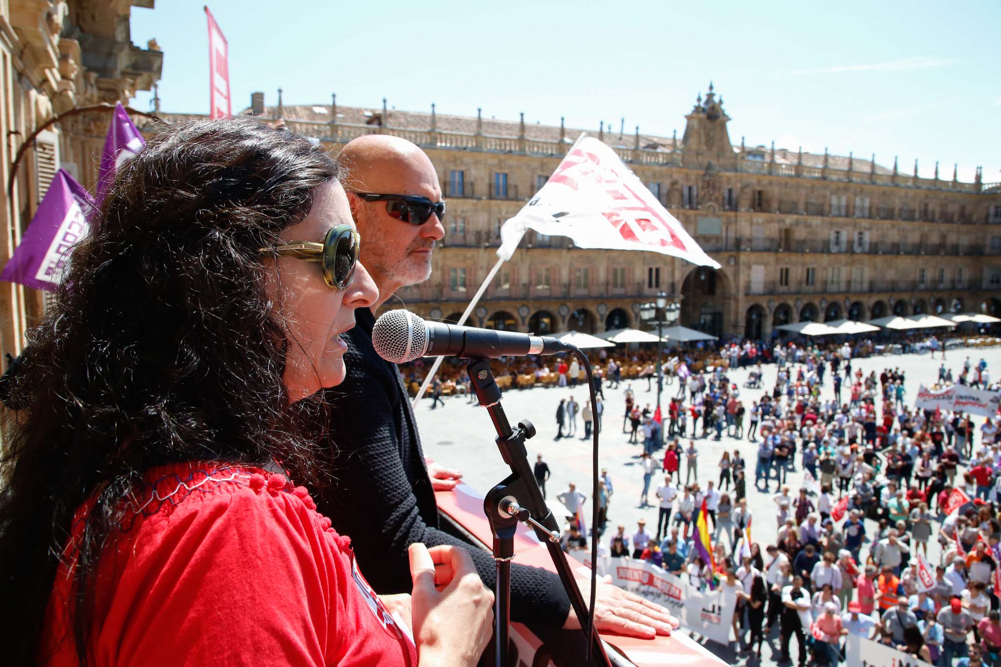 Fotos: Manifestación del 1 de mayo en Salamanca