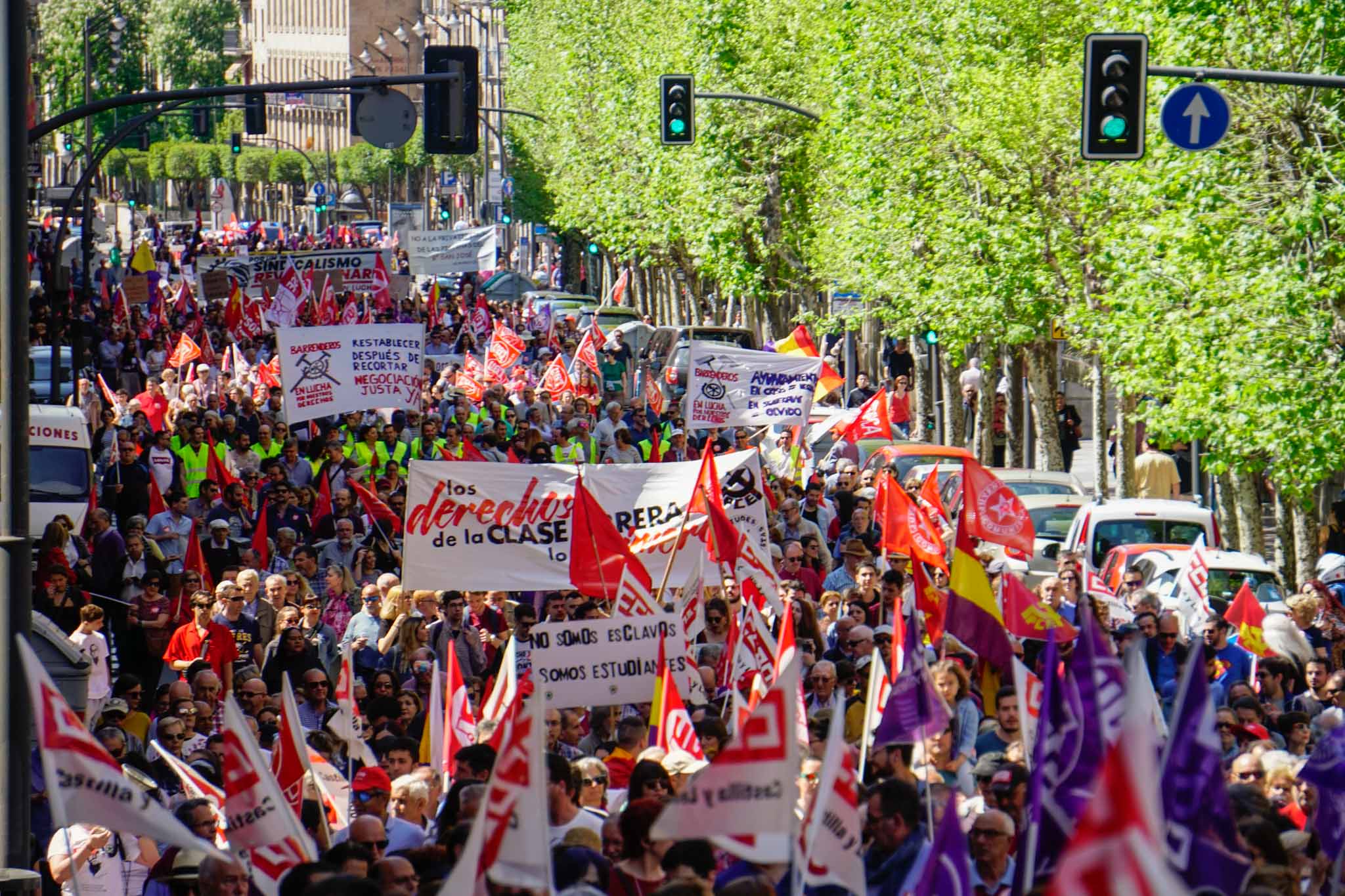 Fotos: Manifestación del 1 de mayo en Salamanca