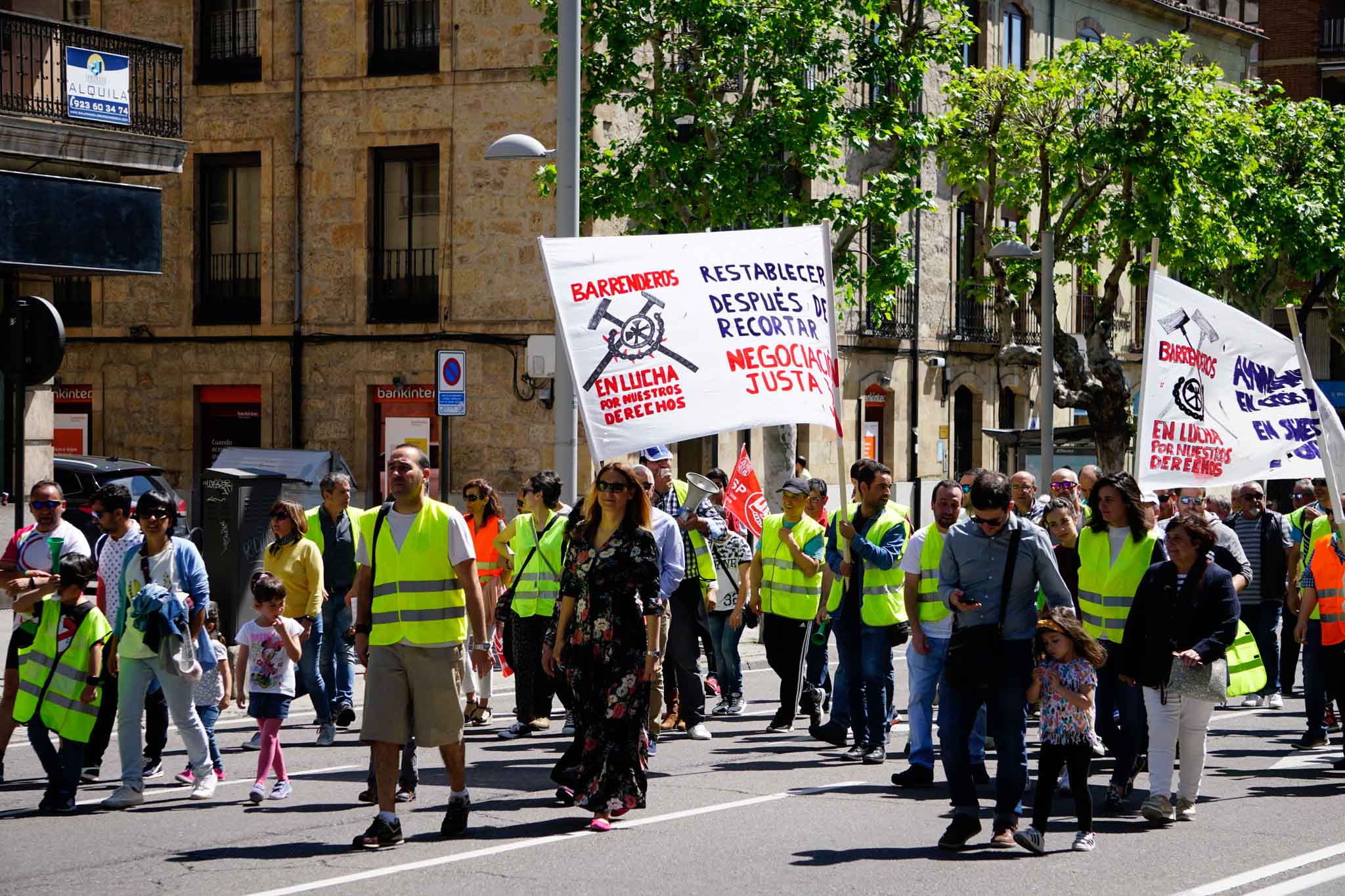 Fotos: Manifestación del 1 de mayo en Salamanca