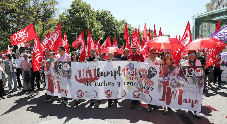 Fotos: Manifestación del 1 de Mayo en Palencia