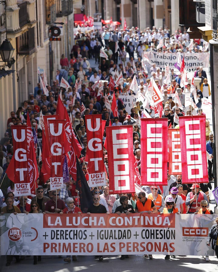 Fotos: Manifestación del 1 de Mayo en Palencia