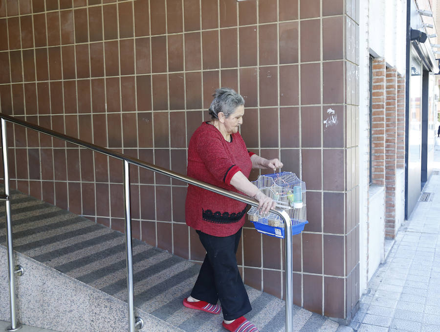 Fotos: Desahucian a un matrimonio de pensionistas y sus dos hijos en Palencia