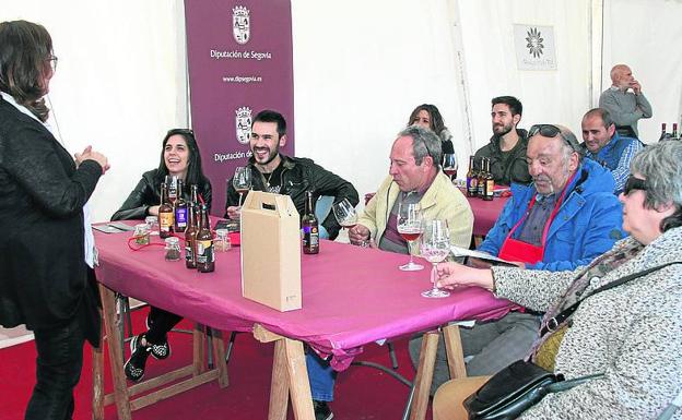 Una cata en la pasada edición de la feria. 