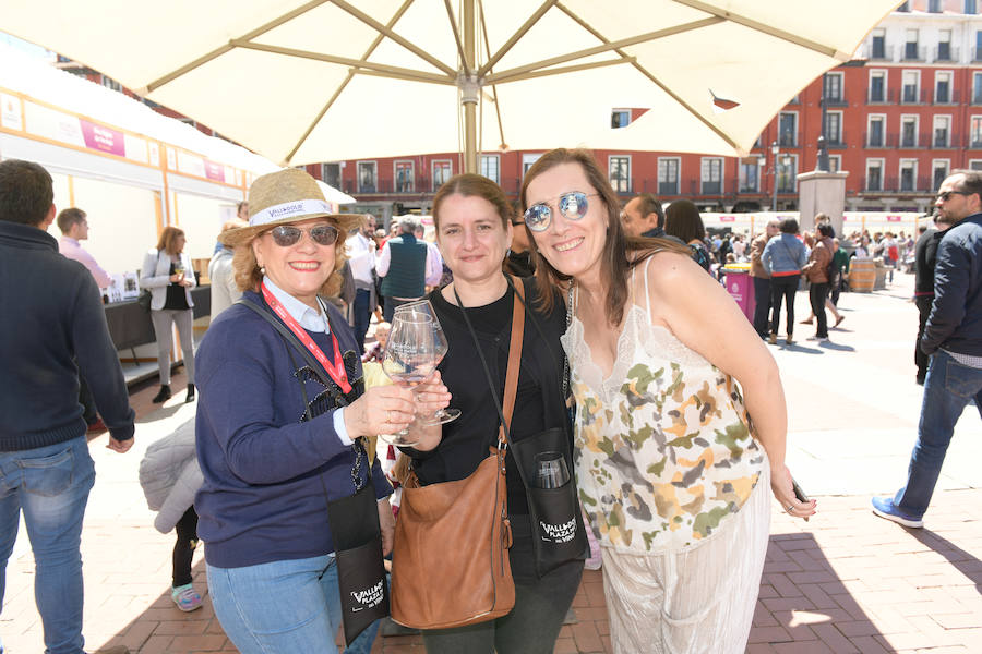 La Plaza Mayor de Valladolid ha acogido esta mañana la segunda jornada de la cita Valladolid, Plaza Mayor del Vino