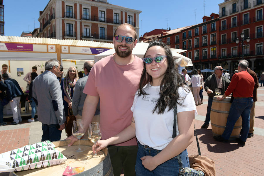 La Plaza Mayor de Valladolid ha acogido esta mañana la segunda jornada de la cita Valladolid, Plaza Mayor del Vino