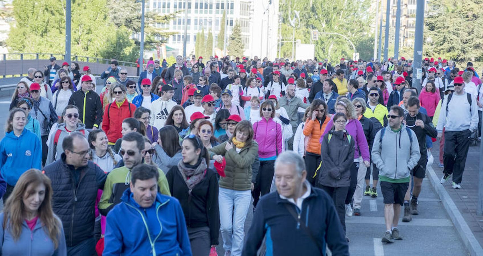 Participantes en la 42 edición de la Marcha Asprona en Valladolid