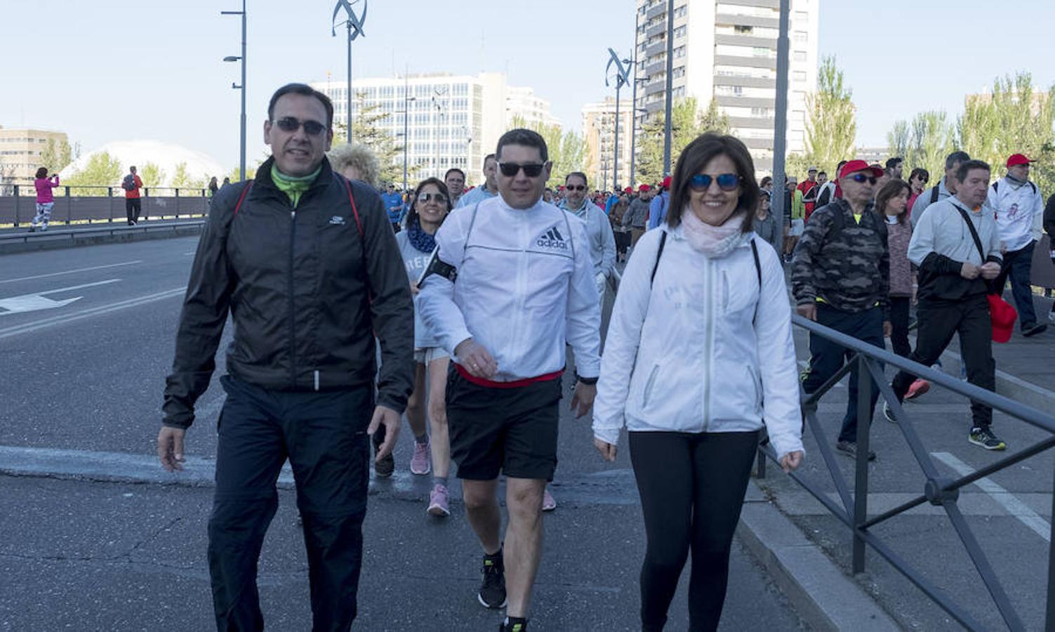 Participantes en la 42 edición de la Marcha Asprona en Valladolid