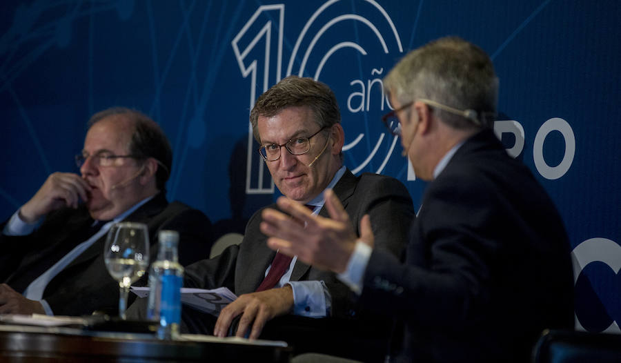 El Foro Económico organizado por El Norte de Castilla cumple diez años. Los presidentes de Castilla y León y Galicia han sido los invitados por este décimo aniversario