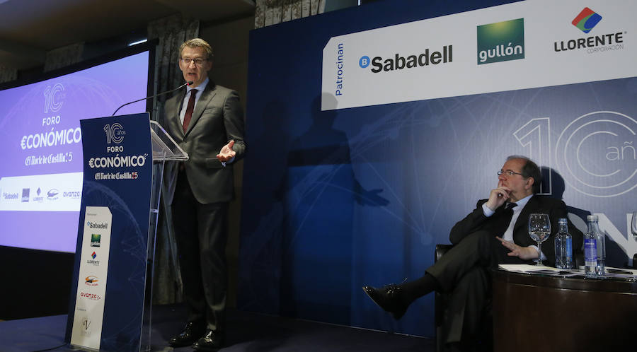 El Foro Económico organizado por El Norte de Castilla cumple diez años. Los presidentes de Castilla y León y Galicia han sido los invitados por este décimo aniversario