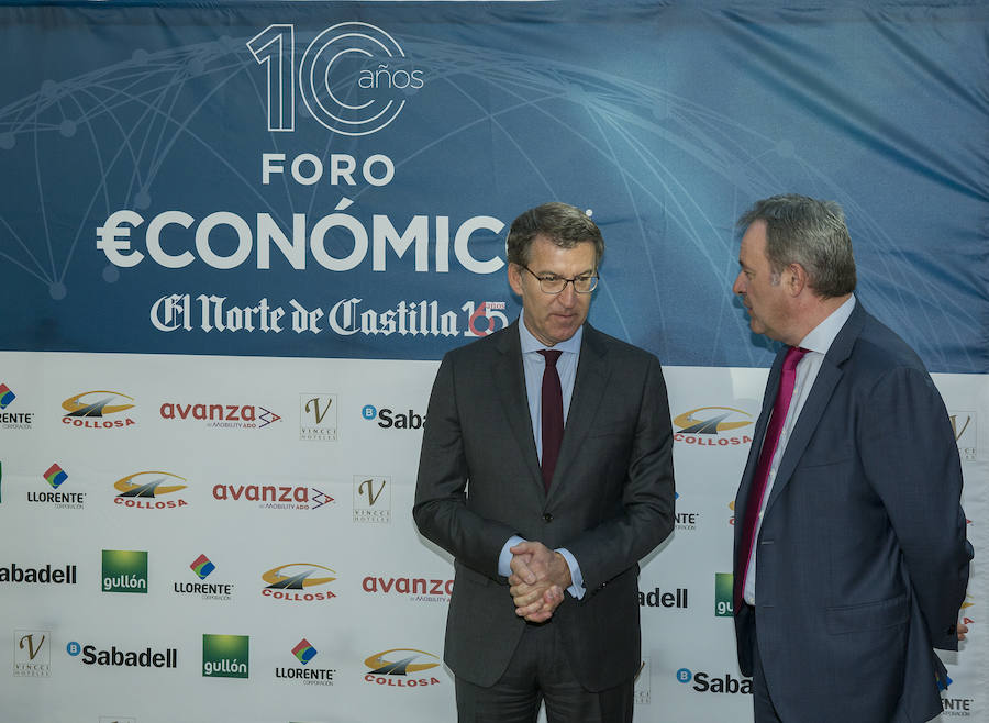 El Foro Económico organizado por El Norte de Castilla cumple diez años. Los presidentes de Castilla y León y Galicia han sido los invitados por este décimo aniversario