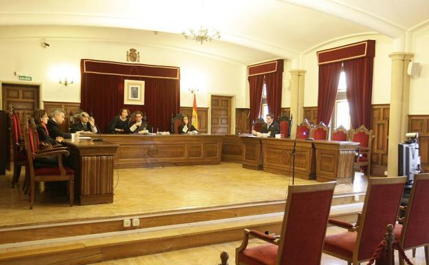 Sala de vistas de la Audiencia Provincial de Salamanca