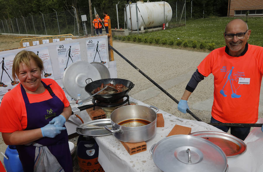 Fotos: Palencia se entrega a la marcha Aspanis