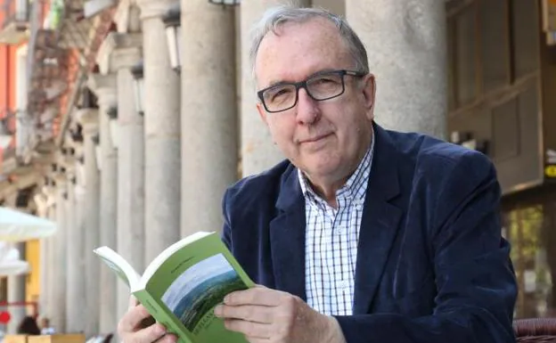 Fernando Manero, en la Plaza Mayor. 