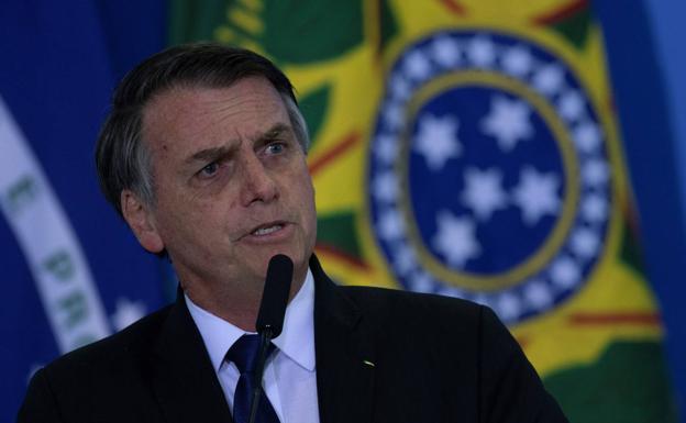 El presidente de Brasil, Jair Bolsonaro.