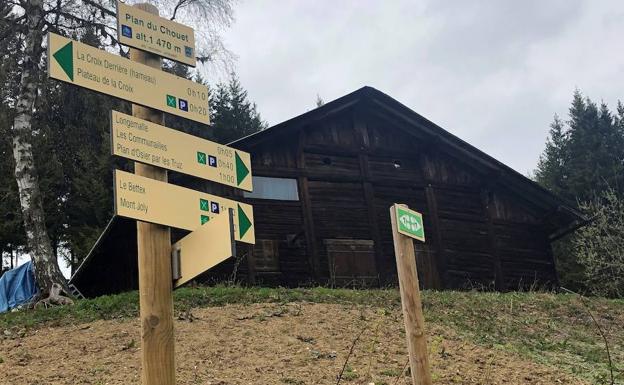 Imagen de la fachada del refugio del histórico dirigente de ETA José Antonio Urrutikoetxea Bengoetxea, Josu Ternera.