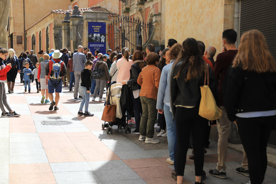 Fotos: Colas en el Día de los Museos en Salamanca