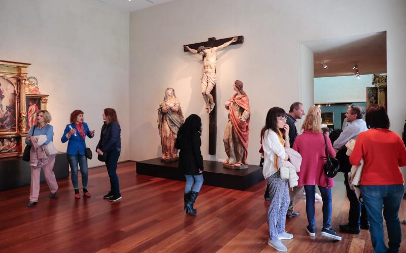 Los vallisoletanos han disfrutado este sábado gratis del Museo Nacional de Escultura, del Patio Herreriano, del Museo de Valladolid y del Museo de la Ciencia, entre otros