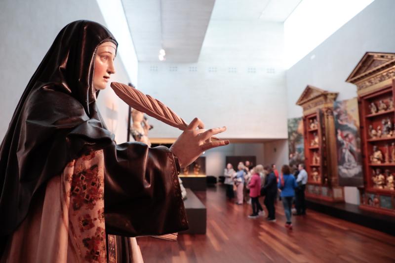 Los vallisoletanos han disfrutado este sábado gratis del Museo Nacional de Escultura, del Patio Herreriano, del Museo de Valladolid y del Museo de la Ciencia, entre otros