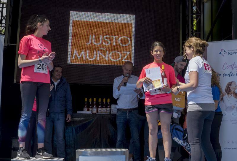 El Campo Grande se tiñó ayer de rosa para disfrutar de la tercera Carrera y Marcha de las Mujeres, que organizó El Norte de Castilla. El triunfo individual fue para Andrea Román (190), pero la clasificación general fue para todas las mujeres.