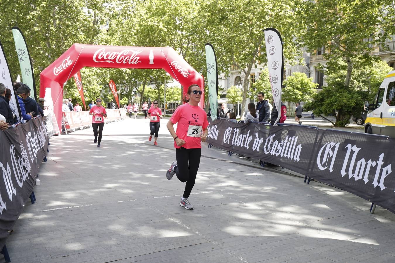 La buena mañana acompañó a las participantes en la Carrera y Marcha de las Mujeres, organizada por El Norte de Castilla. 