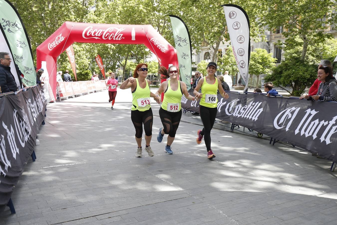 La buena mañana acompañó a las participantes en la Carrera y Marcha de las Mujeres, organizada por El Norte de Castilla. 