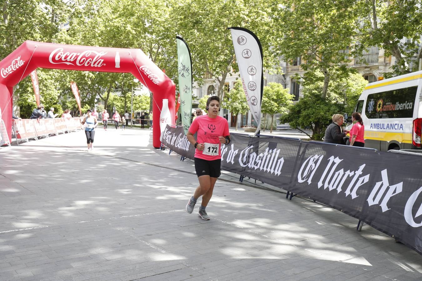 La buena mañana acompañó a las participantes en la Carrera y Marcha de las Mujeres, organizada por El Norte de Castilla. 