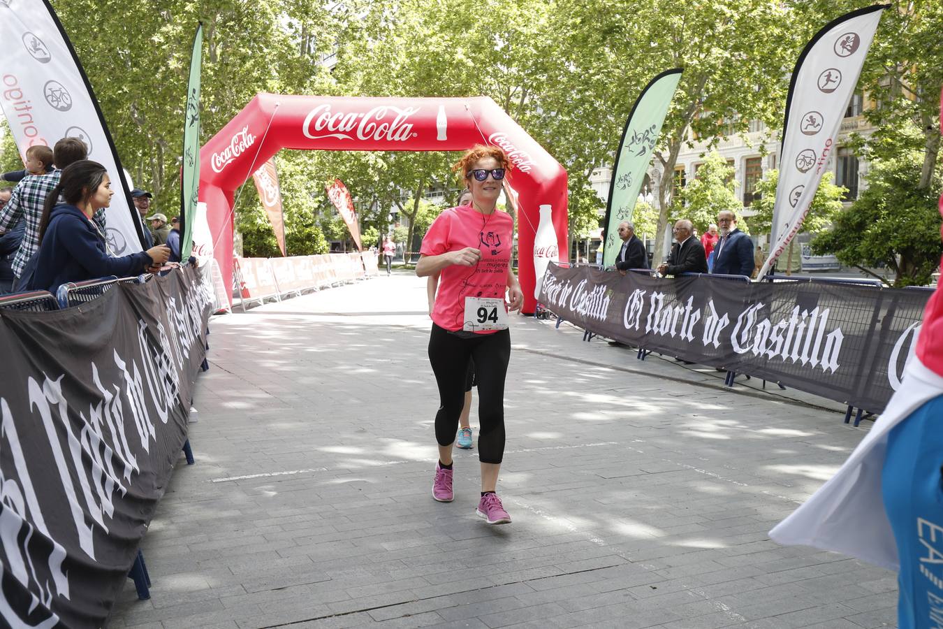 La buena mañana acompañó a las participantes en la Carrera y Marcha de las Mujeres, organizada por El Norte de Castilla. 