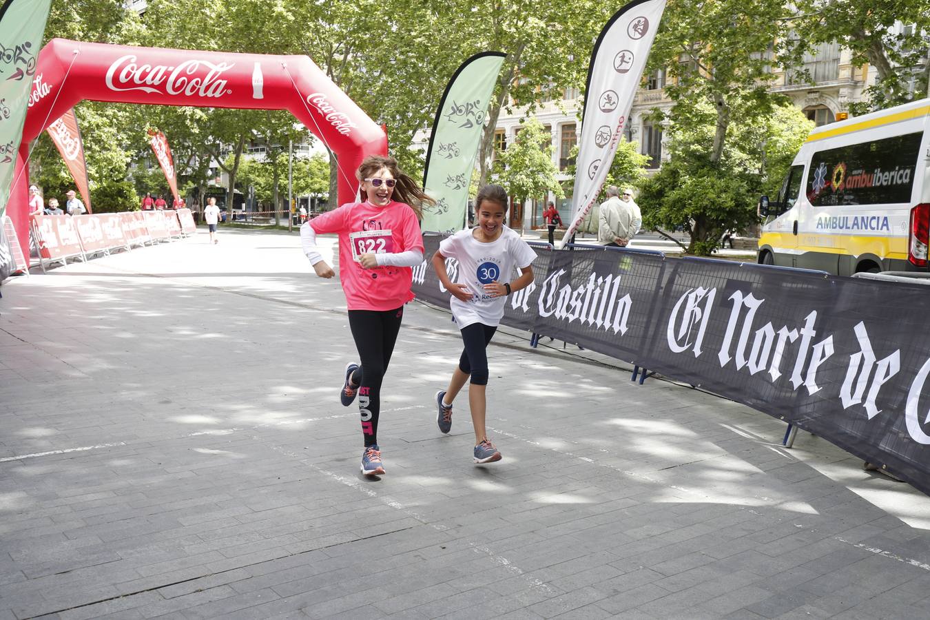 La buena mañana acompañó a las participantes en la Carrera y Marcha de las Mujeres, organizada por El Norte de Castilla. 