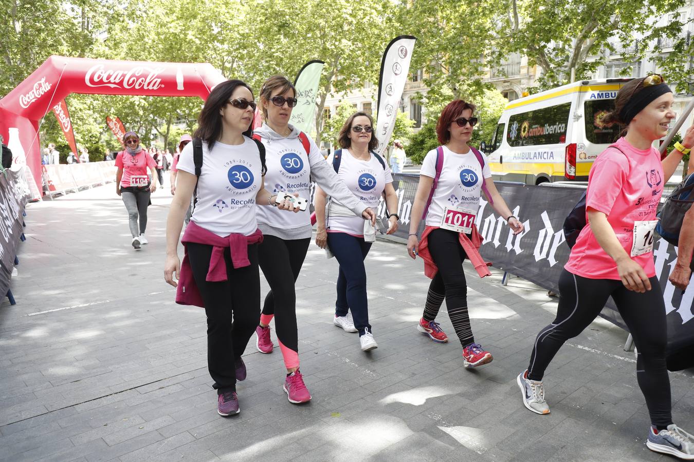 La buena mañana acompañó a las participantes en la Carrera y Marcha de las Mujeres, organizada por El Norte de Castilla. 