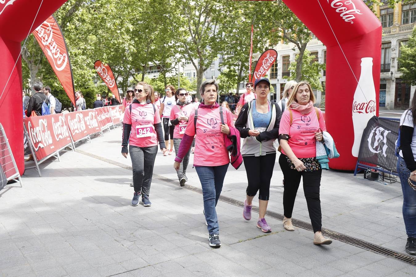 La buena mañana acompañó a las participantes en la Carrera y Marcha de las Mujeres, organizada por El Norte de Castilla. 