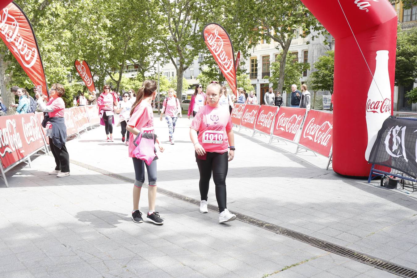 La buena mañana acompañó a las participantes en la Carrera y Marcha de las Mujeres, organizada por El Norte de Castilla. 