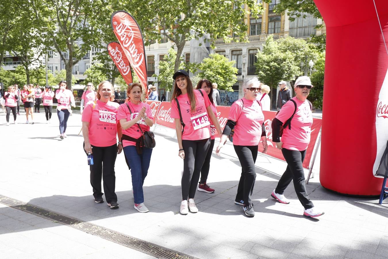 La buena mañana acompañó a las participantes en la Carrera y Marcha de las Mujeres, organizada por El Norte de Castilla. 